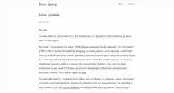 Desktop Screenshot of brucespang.com
